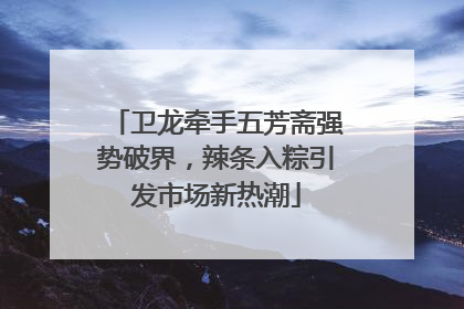 卫龙牵手五芳斋强势破界，辣条入粽引发市场新热潮